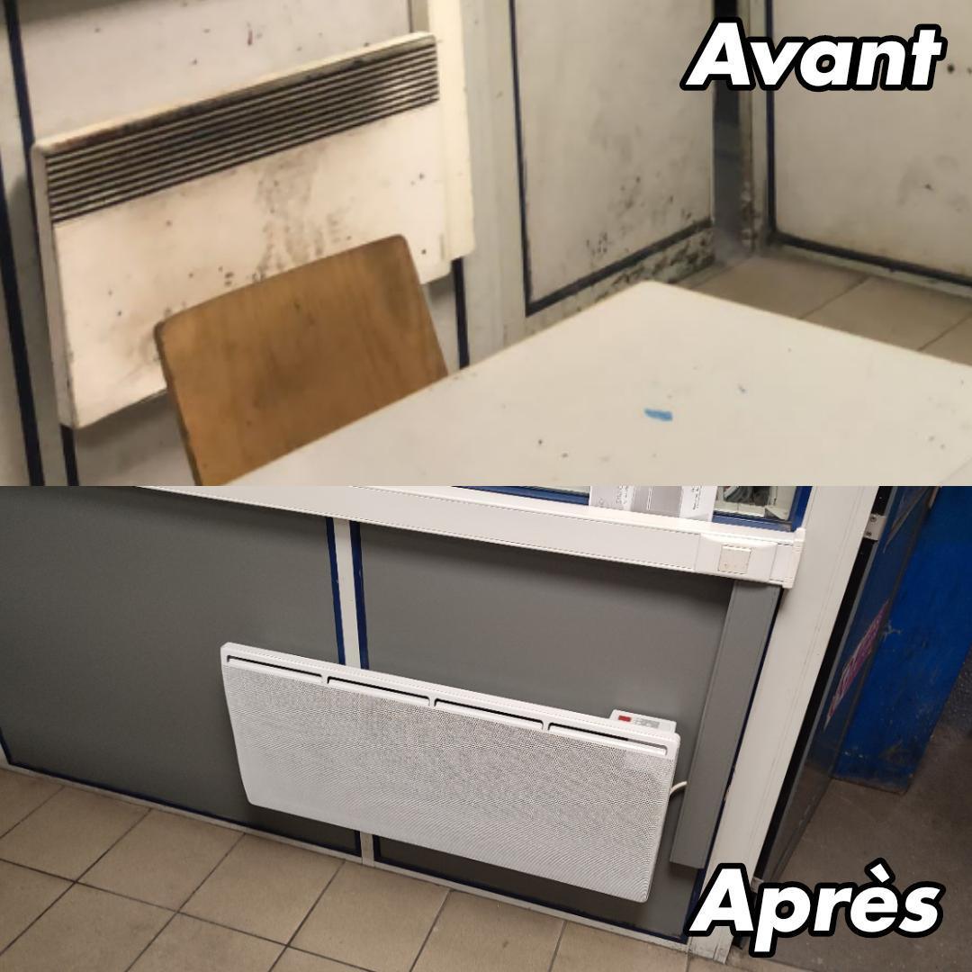 Réfection du réfectoire vernis 8m sur intervention de FO Réfection du réfectoire vernis 8m sur intervention de FO