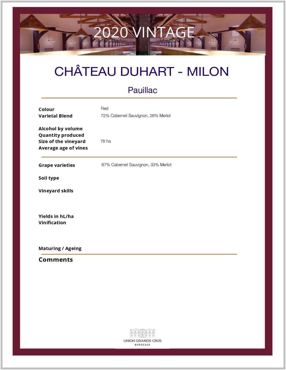 Château Duhart - Milon