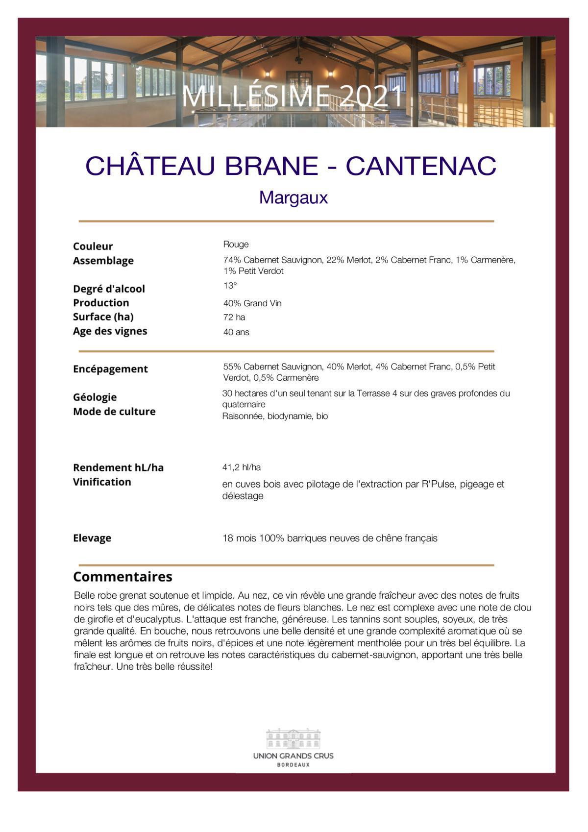 Château Brane - Cantenac
