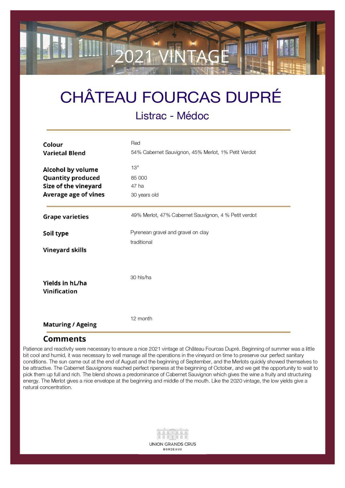 Château Fourcas Dupré