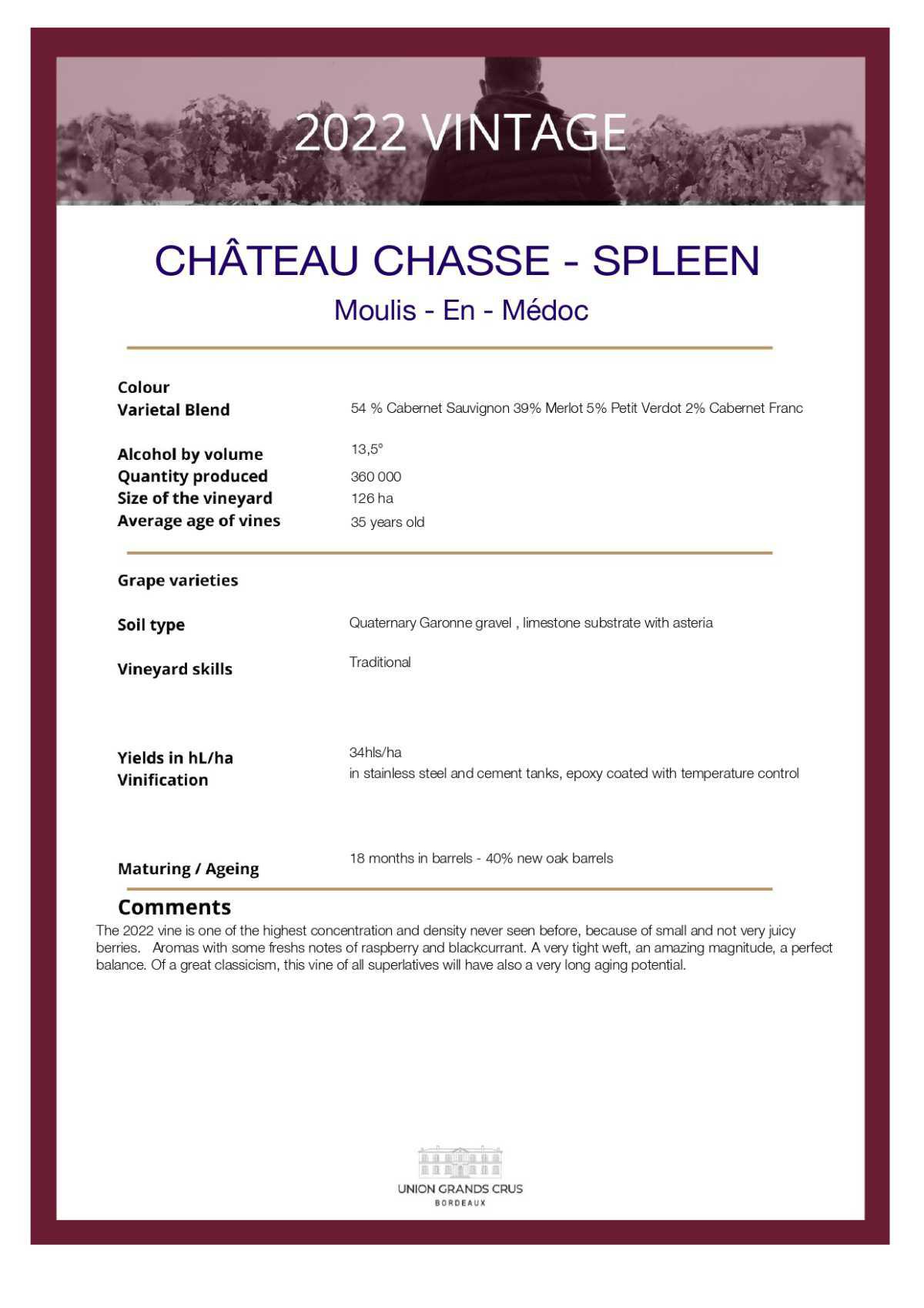  Château Chasse - Spleen