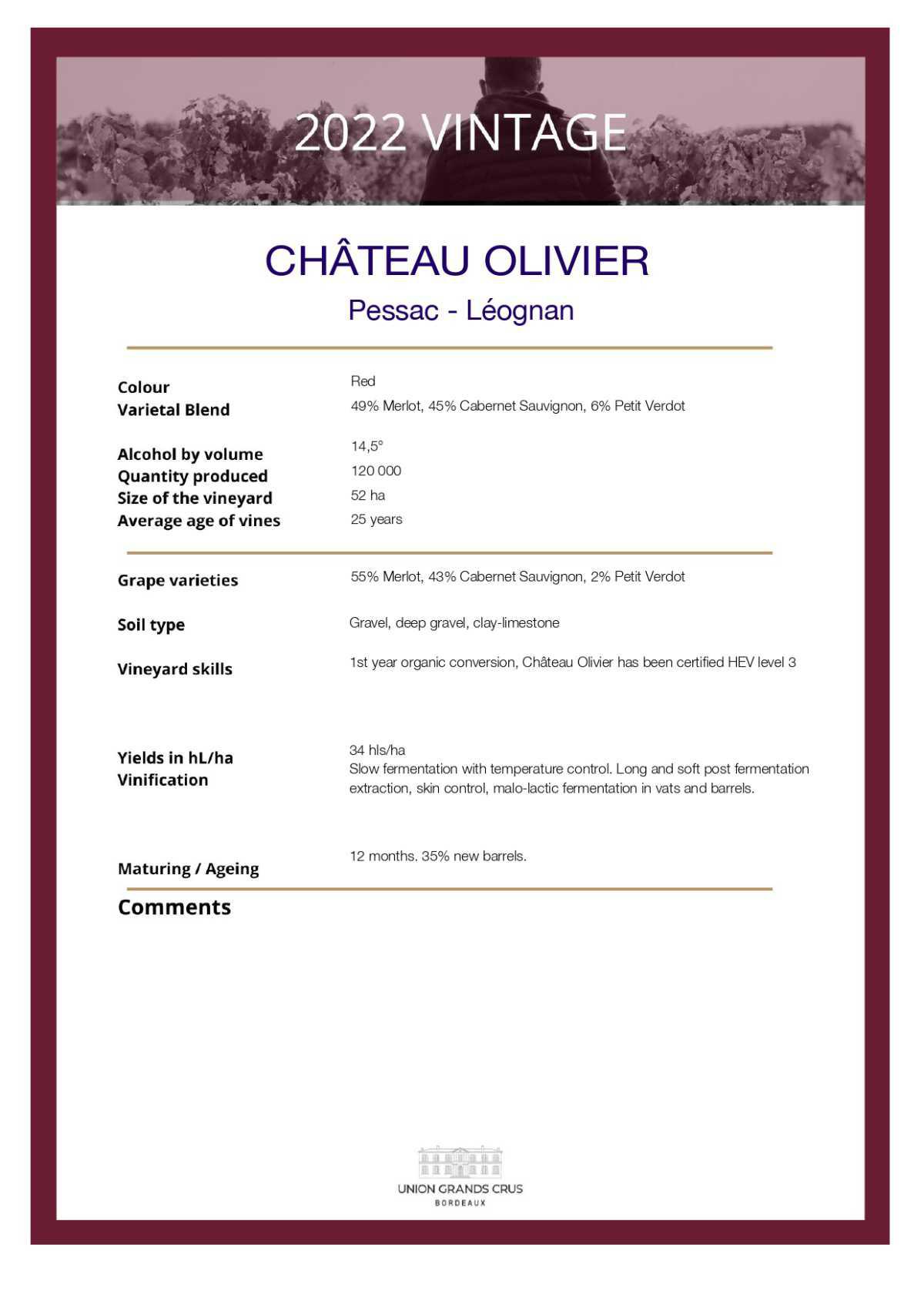  Château Olivier - Red