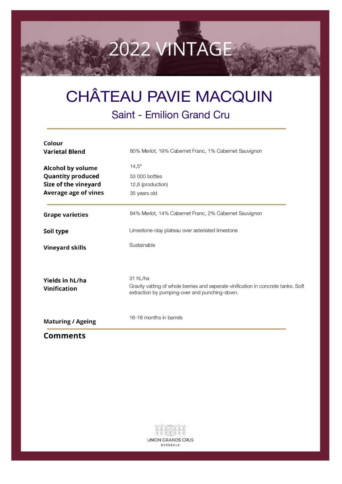  Château Pavie Macquin
