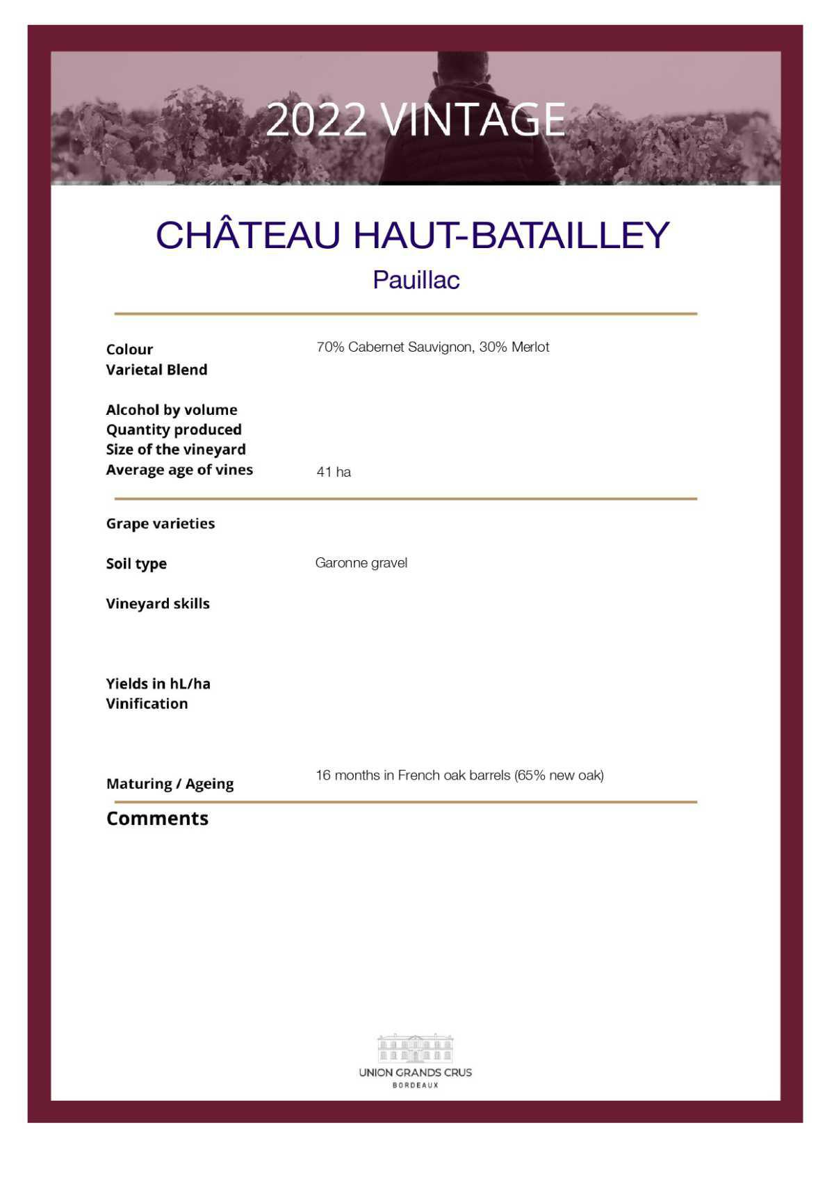 Copie de Château Haut-Batailley 