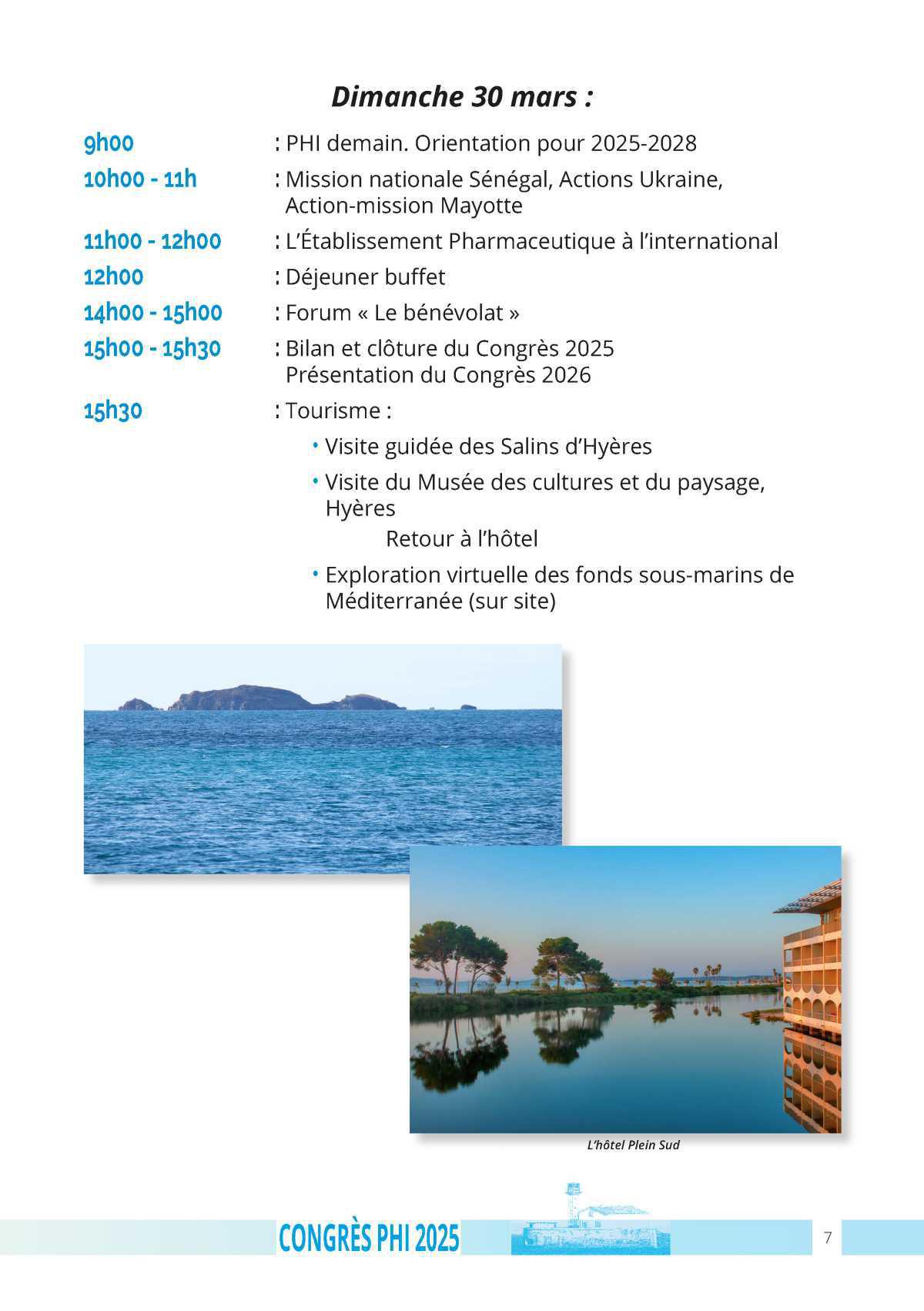 Congrès 2025 Hyères (Var)