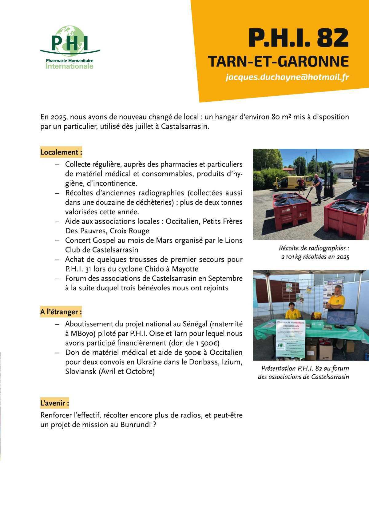 P.H.I. tard et Garonne (82)