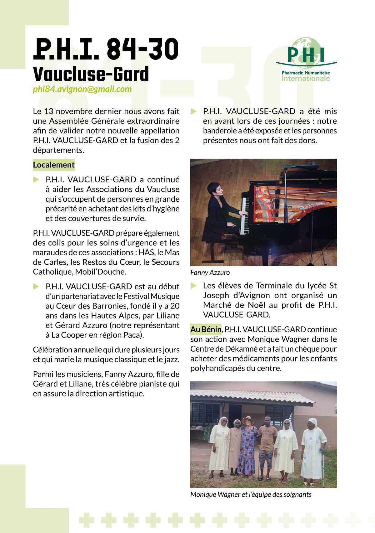 P.H.I. Vaucluse - Gard (84-30) P.H.I. Vaucluse - Gard (84-30)