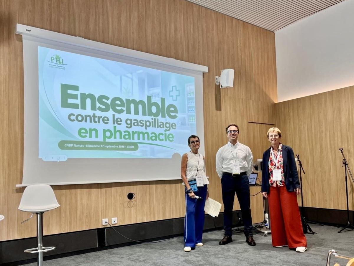 PHI présent au Congrès national des pharmaciens à Nantes : un coup de projecteur sur nos actions et la lutte contre le gaspillage ! PHI présent au Congrès national des pharmaciens à Nantes : un coup de projecteur sur nos actions et la lutte contre le gaspillage !