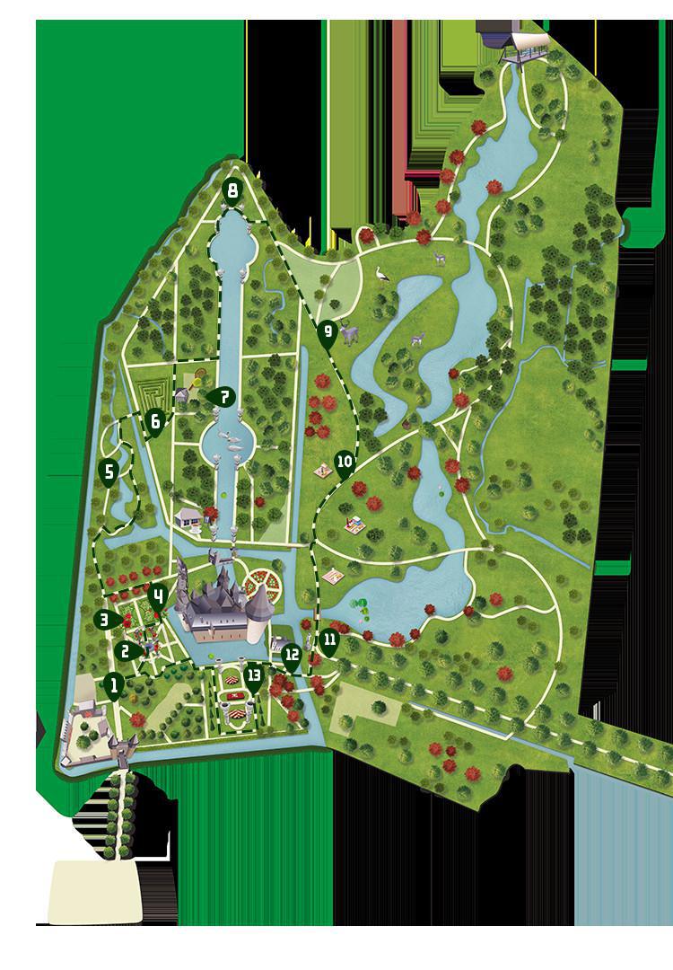 Plattegrond Groene Route