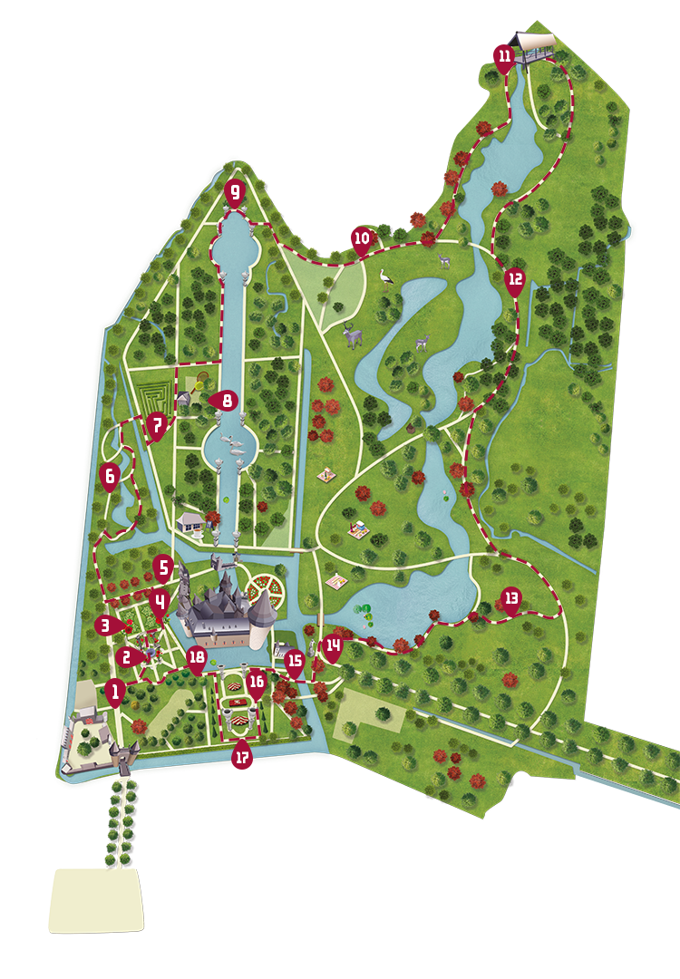 plattegrond-rode-route