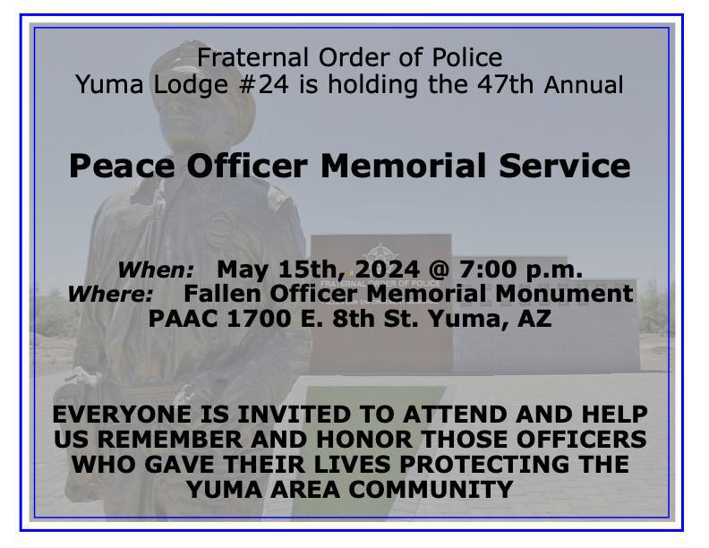 47th Annual Peace Officer Memorial Service