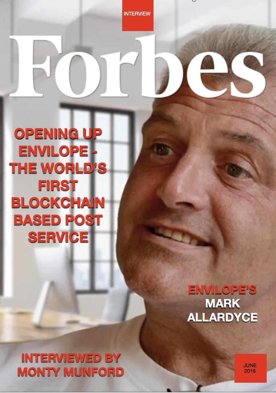 Forbes: Opening Up Envilope - The World's First Blockchain Based Postal Service