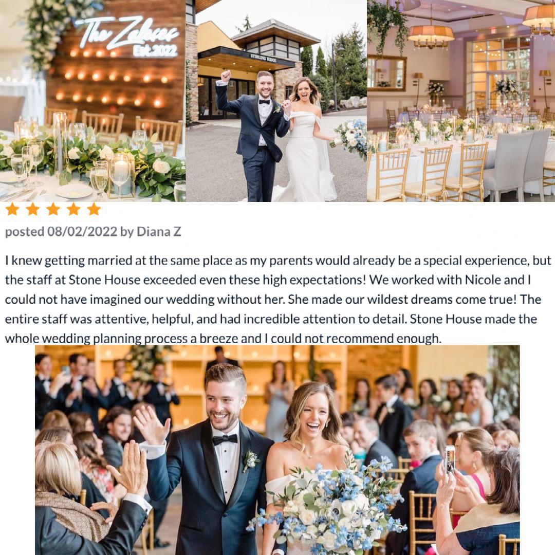 Testimonial Tuesday about Stone House!💍