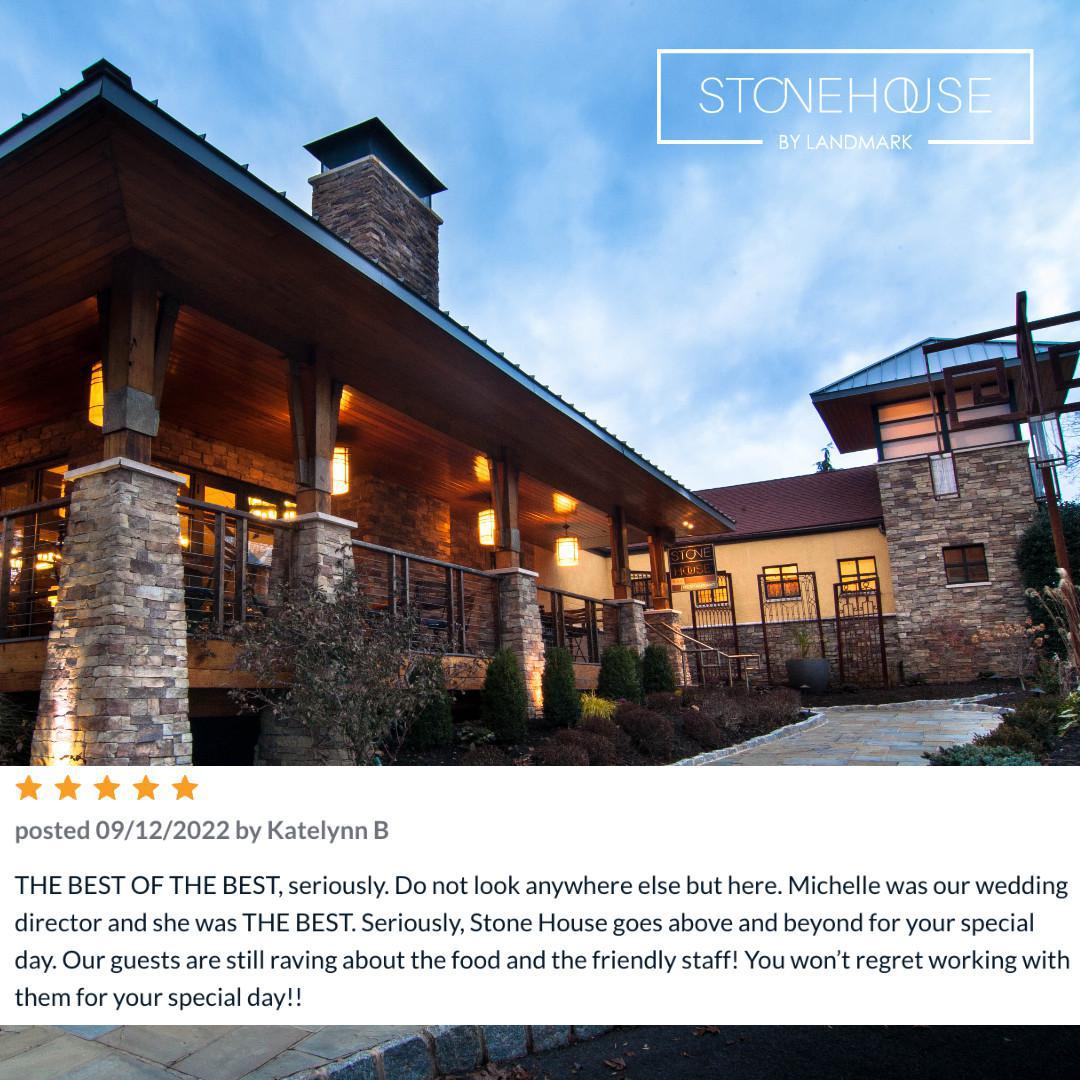 Testimonial Tuesday from Stone House! 💍