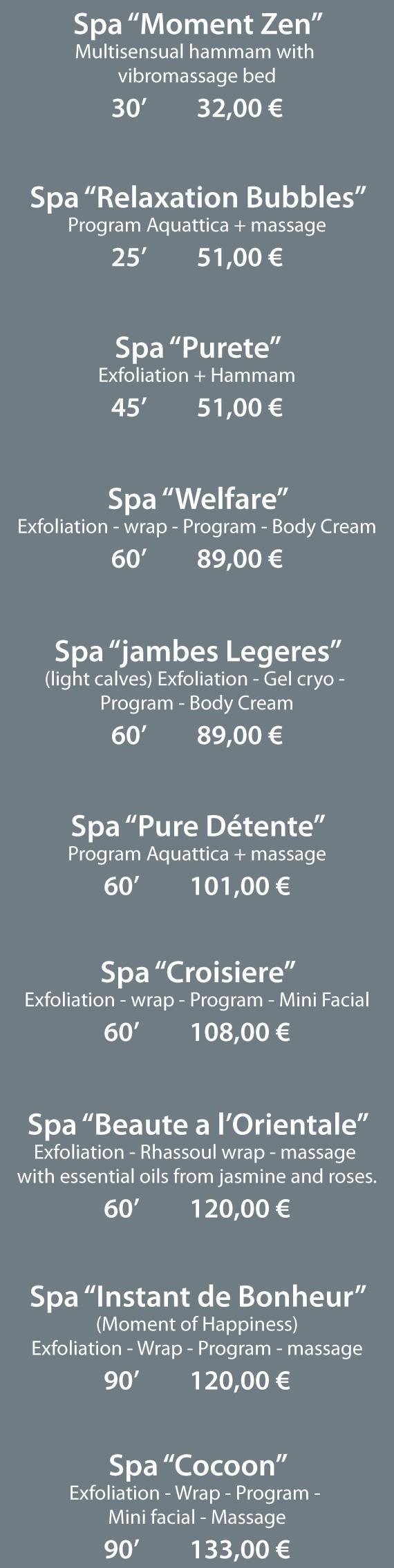 Spajet Treatments