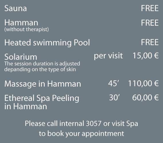 Special Spa Cabins Treatments