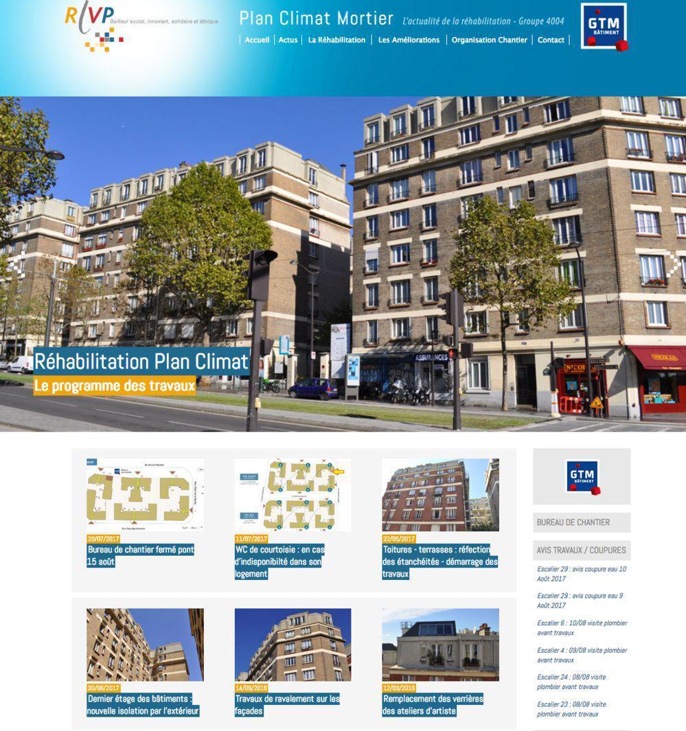 Réhabilitation RIVP en milieu occupé : Résidence Mortier