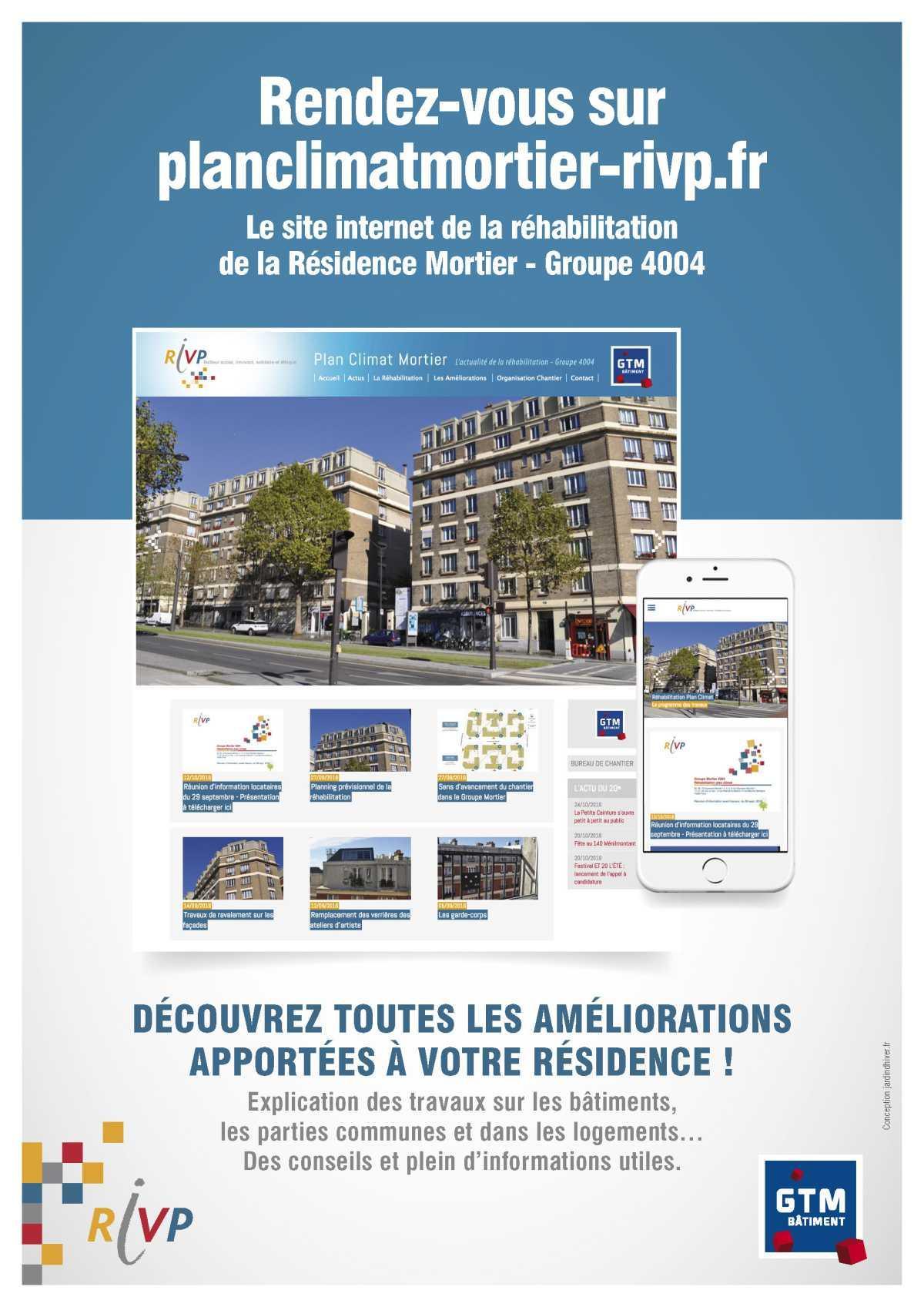 Réhabilitation RIVP en milieu occupé : Résidence Mortier