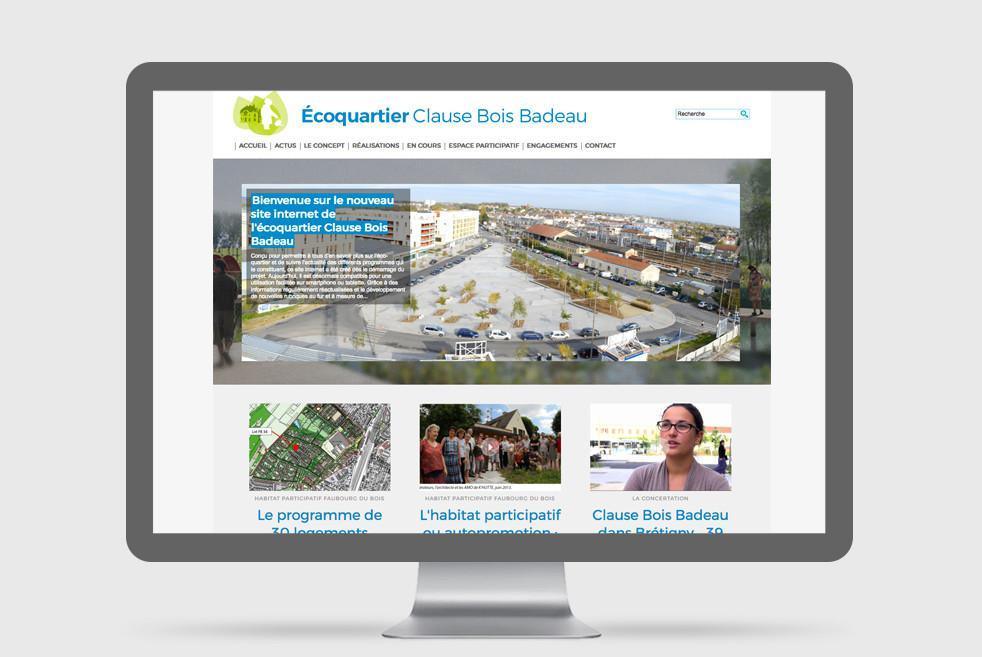 Éco-quartier Clause-Bois Badeau : un nouveau site responsive