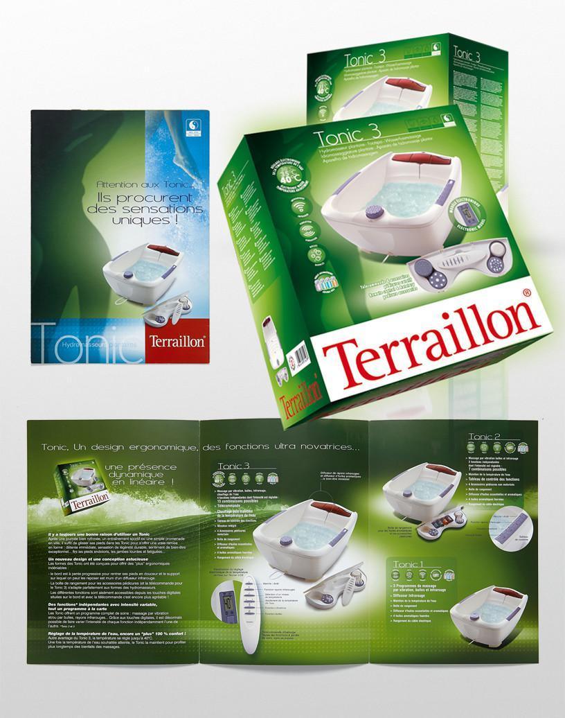 Packshot, ambiance, packaging, argumentaire de vente, opération spéciale, box palette, sticker... la panoplie Terraillon !