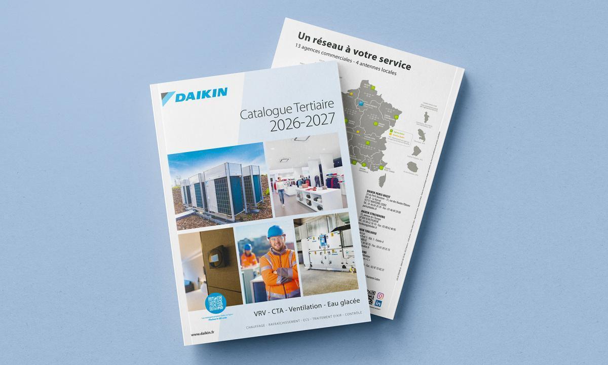 Refonte du catalogue Daikin Tertiaire : direction artistique, charte européenne et accompagnement par Jardin d’Hiver