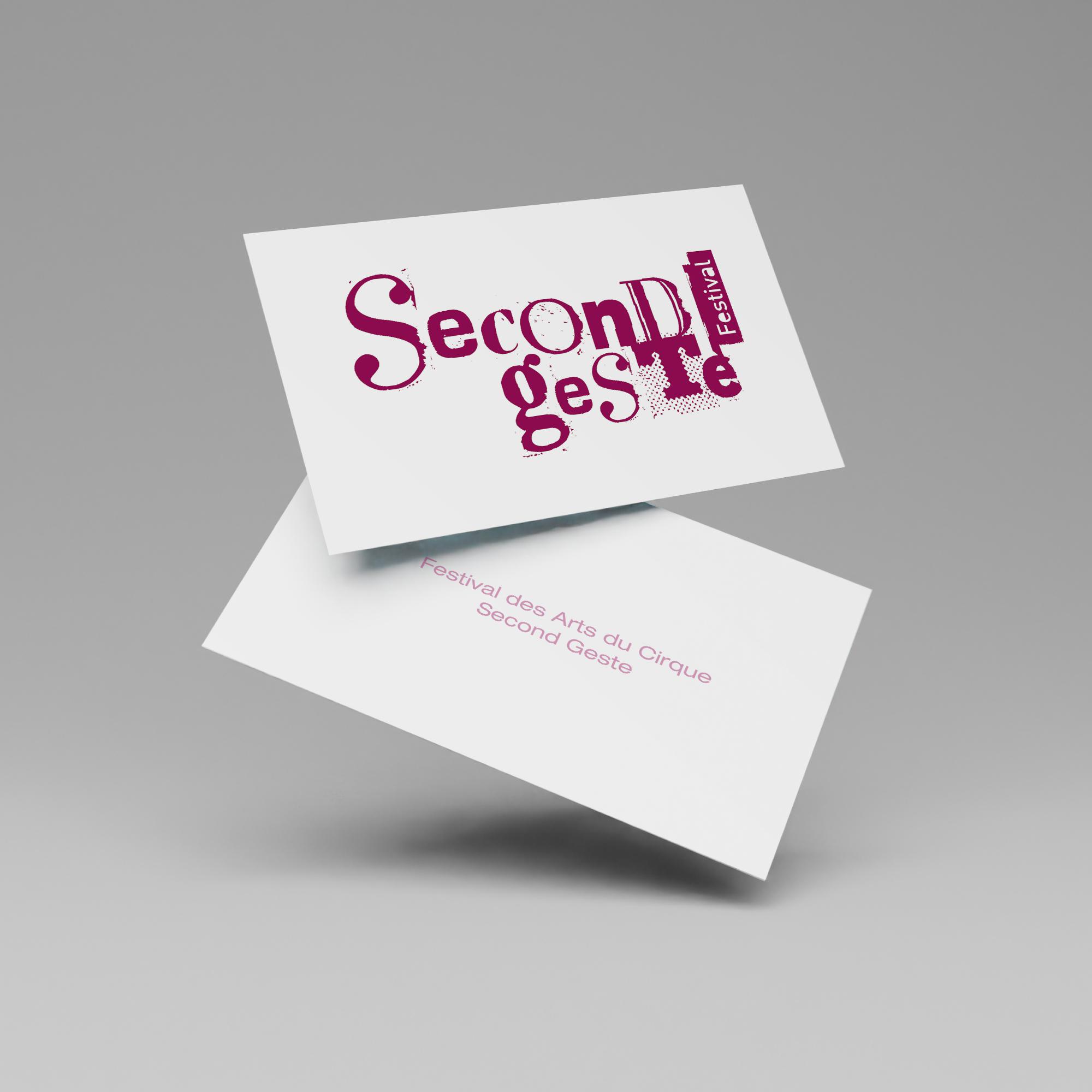 @festival second geste #identité visuelle #artsducirque
