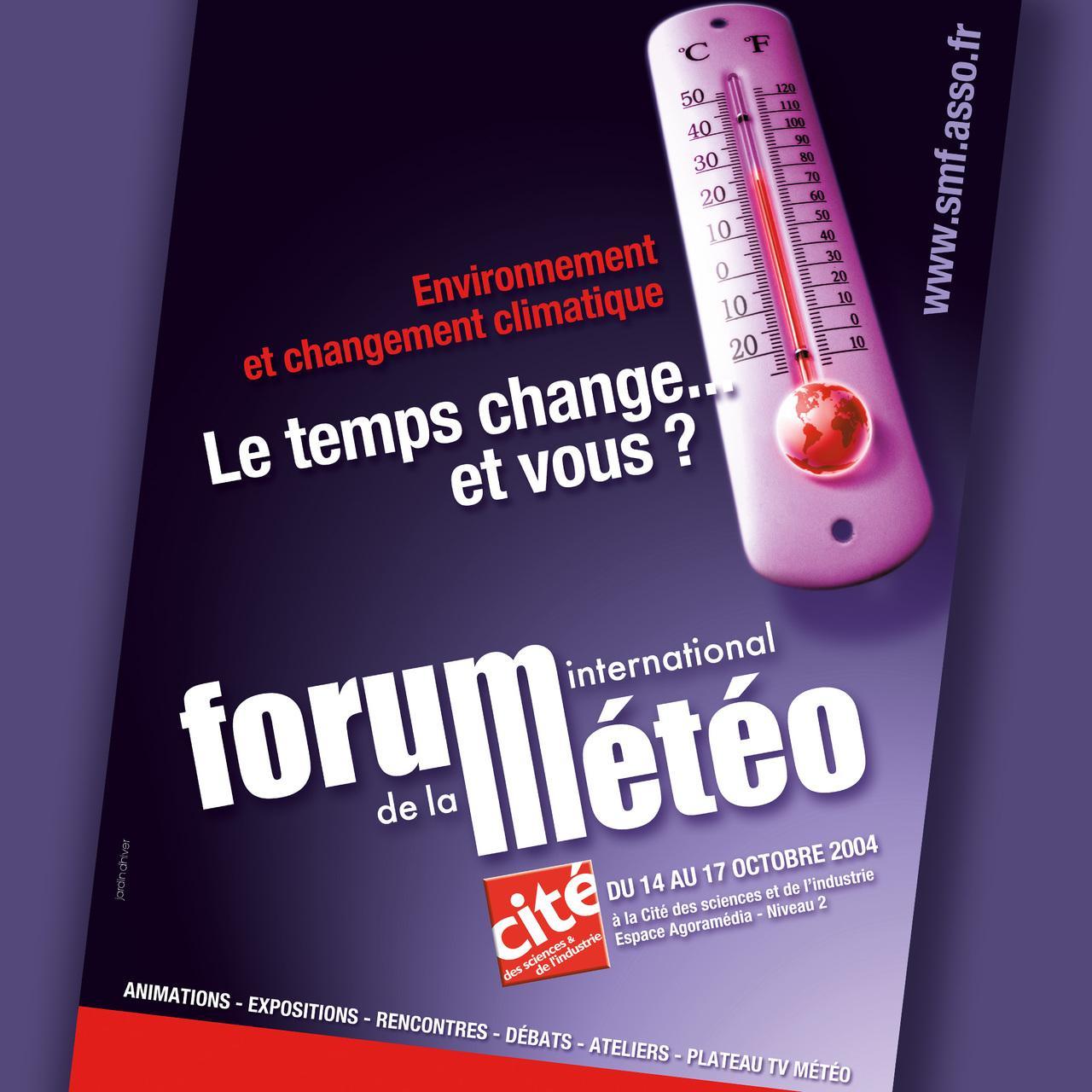 #forum international météo #affiche #print #FIM