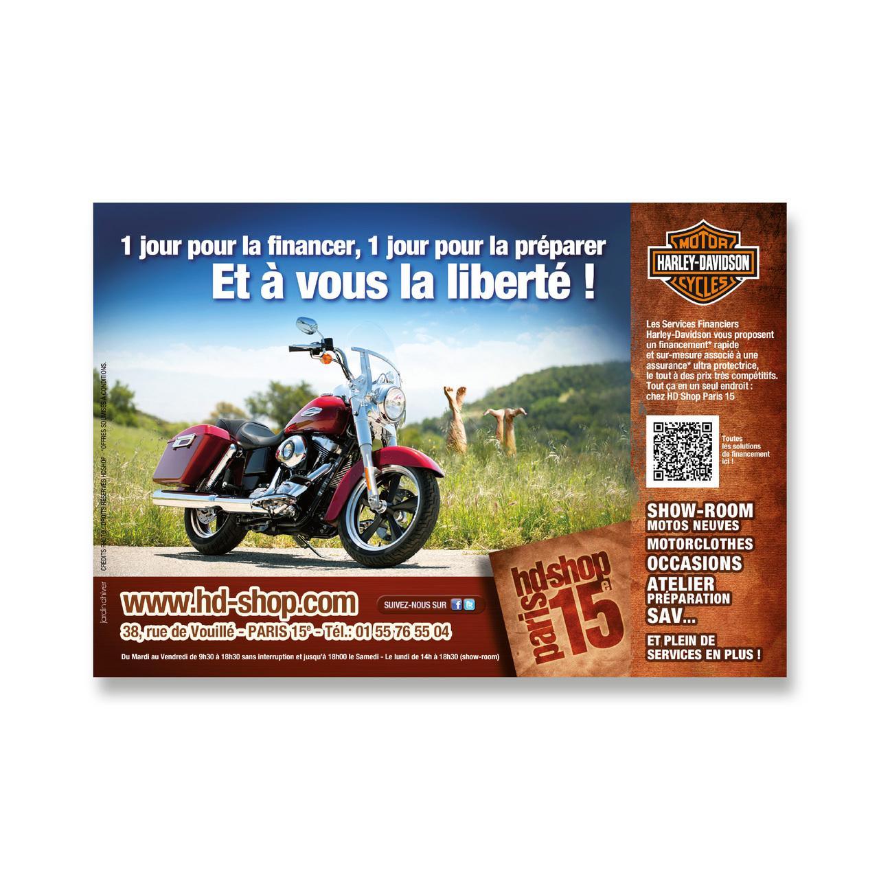 #harley davidson #freeway #campagne #affiche