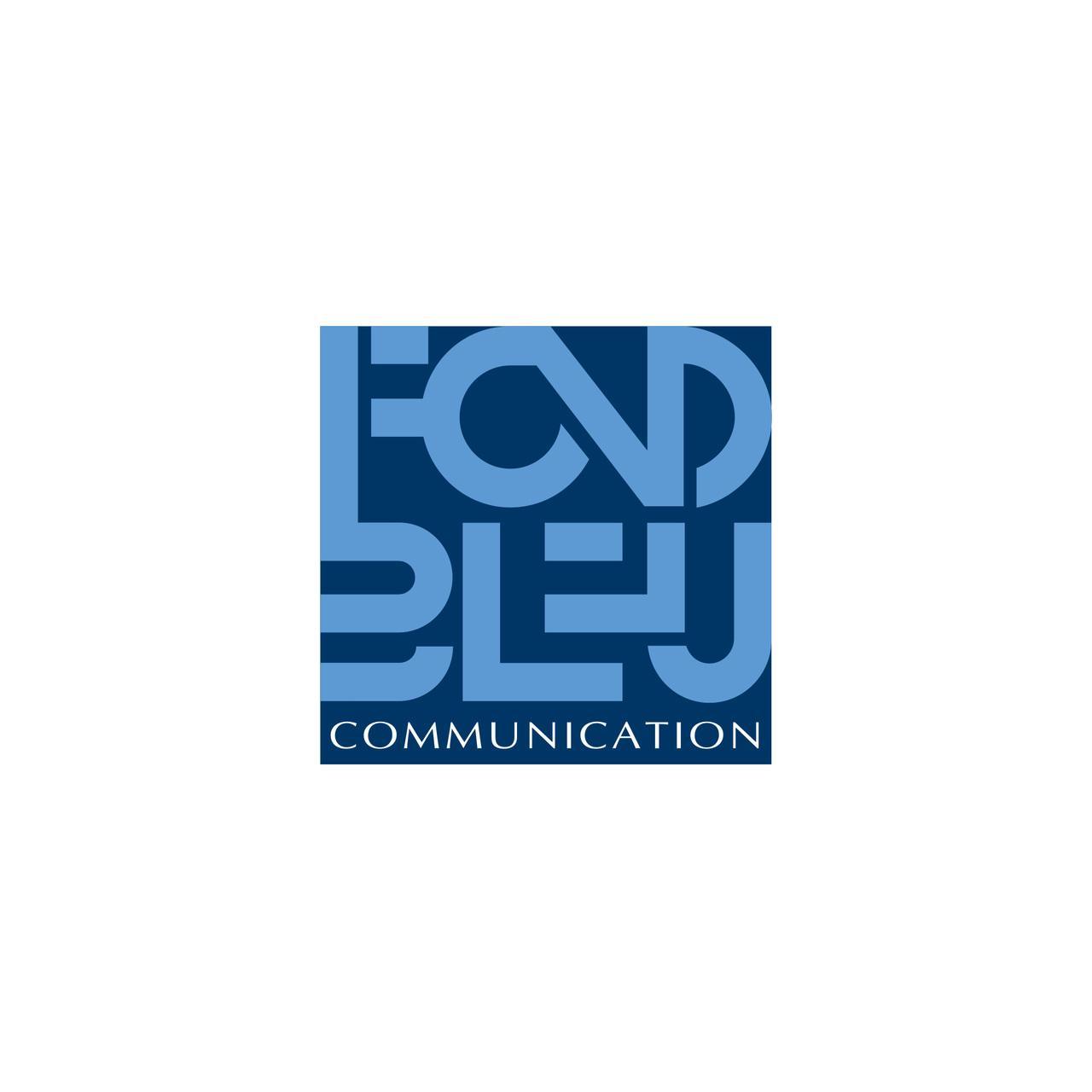 #fond bleu #logo #identité visuelle