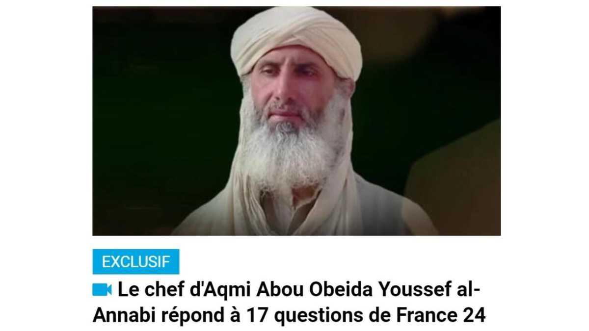 Al-Annabi á France24 : Pas de limite aux ambitions sahéliennes d'Aqmi