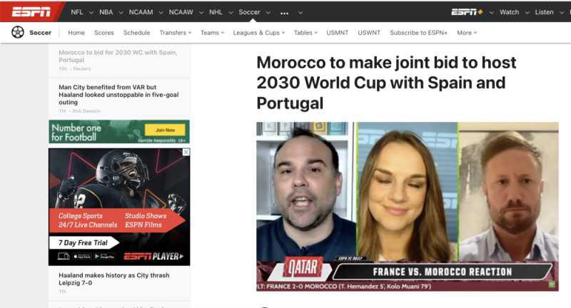 Le Maroc, l'Espagne et le Portugal : une candidature commune pour la Coupe du Monde 2030
