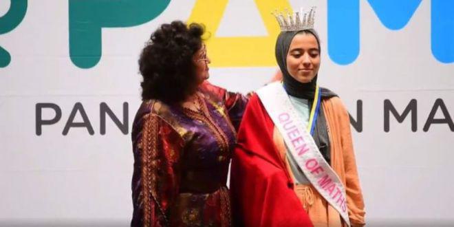 Hiba Ferchioui, étudiante marocaine, a été couronnée "Reine des mathématiques en Afrique".