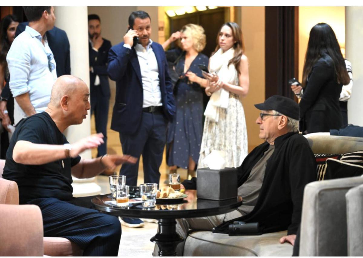 Robert De Niro, à l'inauguration du Nobu Hotel à Marrakech, a déclaré son intention de tourner des films au Maroc