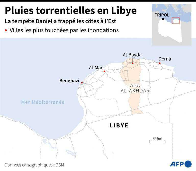 Libye: un nombre "énorme" de morts et 10.000 disparus dans les inondations (Croix-Rouge)