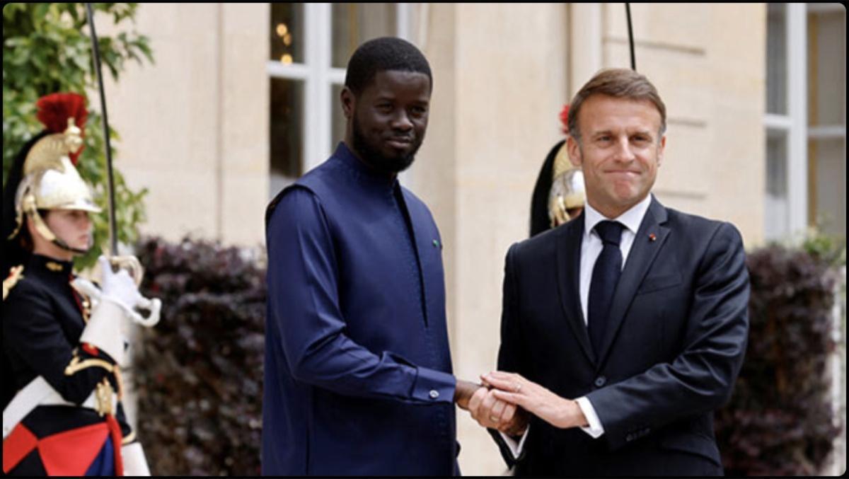 LA FRANCE CRAMÉE ACCUEILLE LE PRÉSIDENT DIOMAYE ! LA FRANCE CRAMÉE ACCUEILLE LE PRÉSIDENT DIOMAYE !