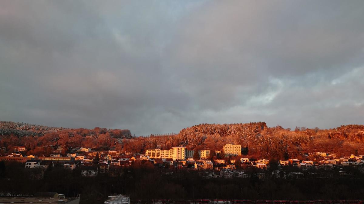 Sonnenuntergang in Gerolstein