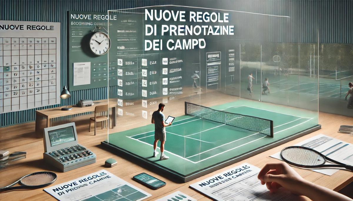 Avviso: Nuove Regole di Prenotazione dei Campi Avviso: Nuove Regole di Prenotazione dei Campi