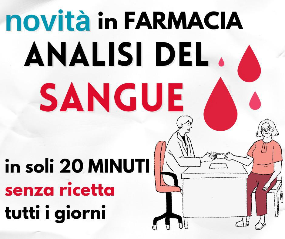 Esami del Sangue in farmacia