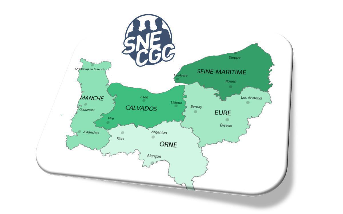 Le SNE-CGC en Normandie c’est :  Le SNE-CGC en Normandie c’est :