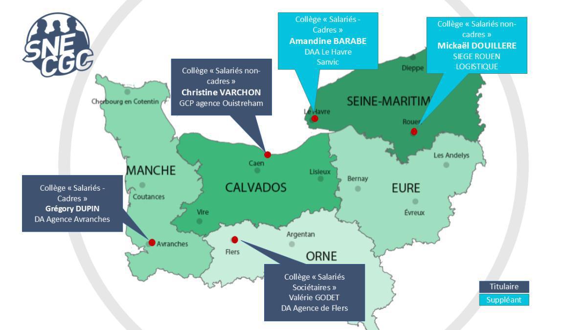 Vos représentants au COS