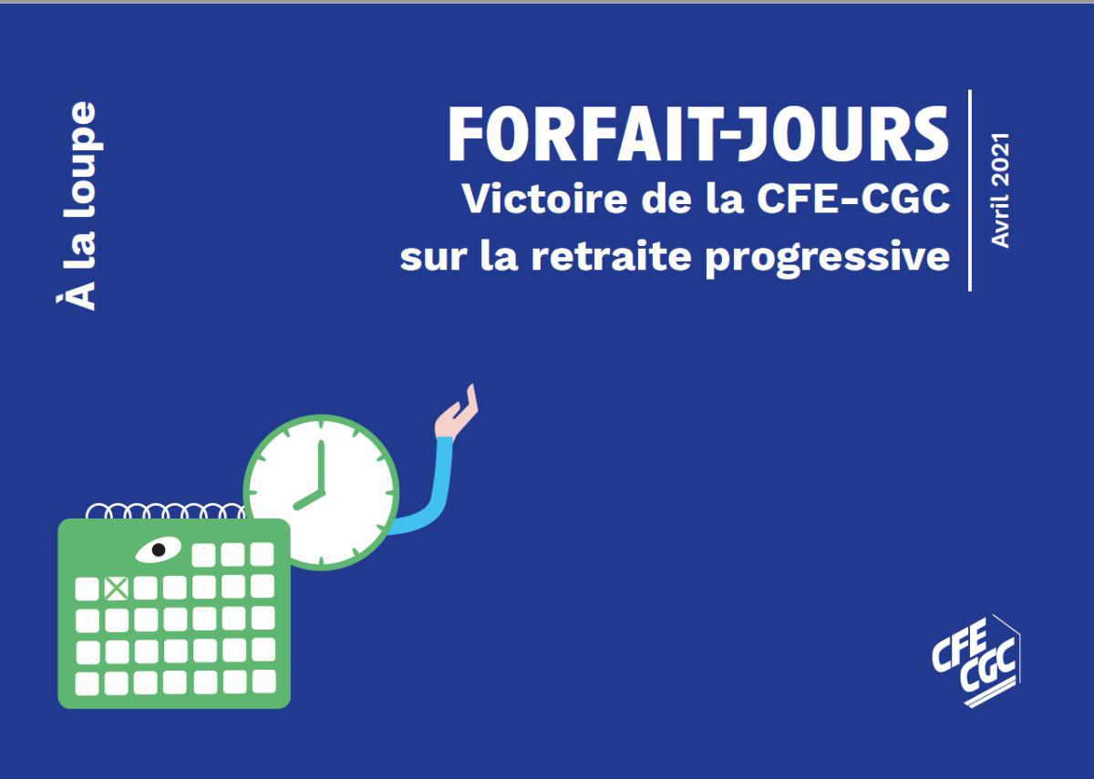 forfait-jours et retraite progressive : ce qu’il faut savoir