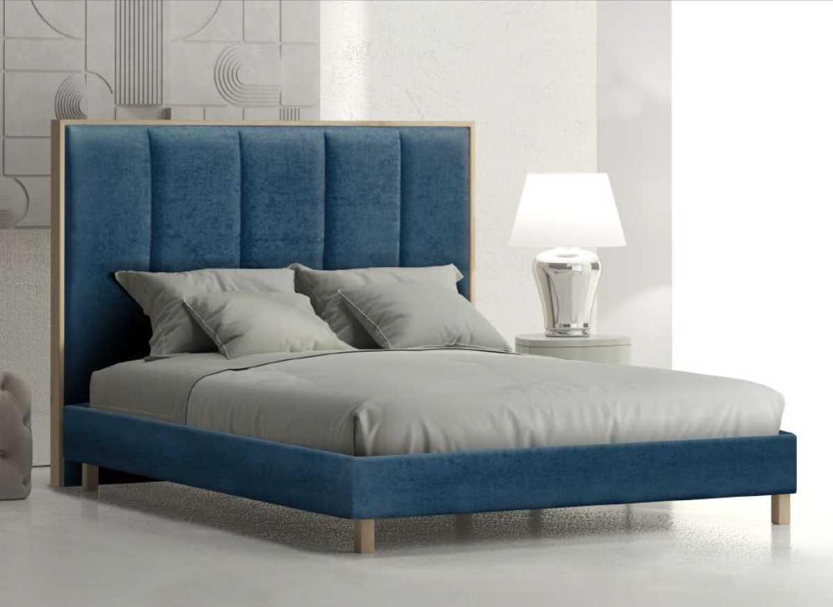 Têtes de lits à coton bois clair ou noyer en 114 cm de hauteur
