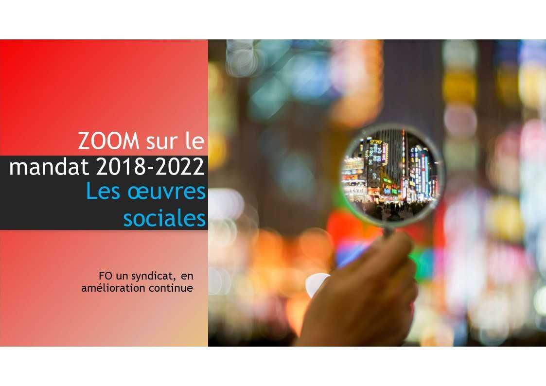 zoom sur le mandat 2018-2022: Les activités sociales