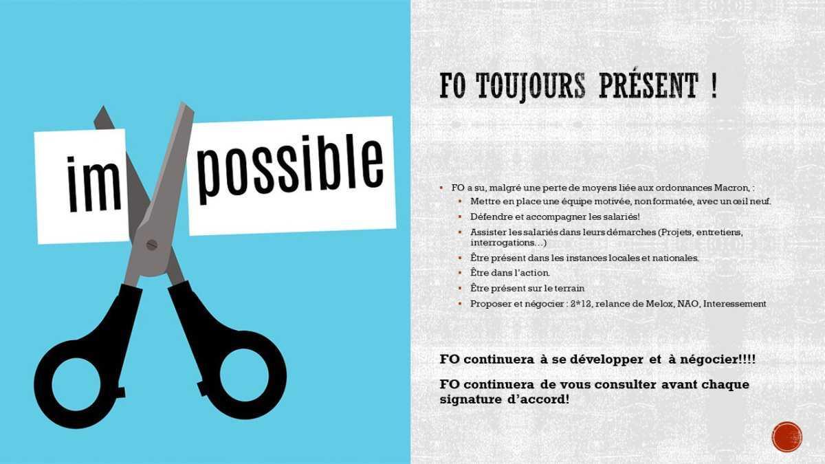 Zoom sur les combats FO : on continue 
