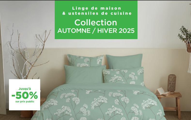 VPCE Linge de maison Automne Hiver 2025