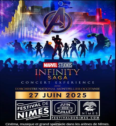 Sortie Enfant : Marvel Infinity Saga Arènes de Nîmes Sortie Enfant : Marvel Infinity Saga Arènes de Nîmes