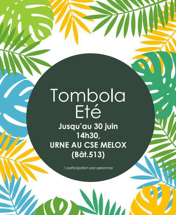Tombola de l'été 
