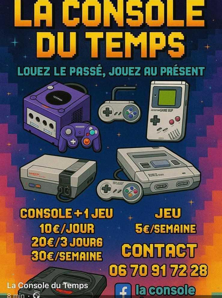 Nouveau sur Roquemaure : La console du temps !