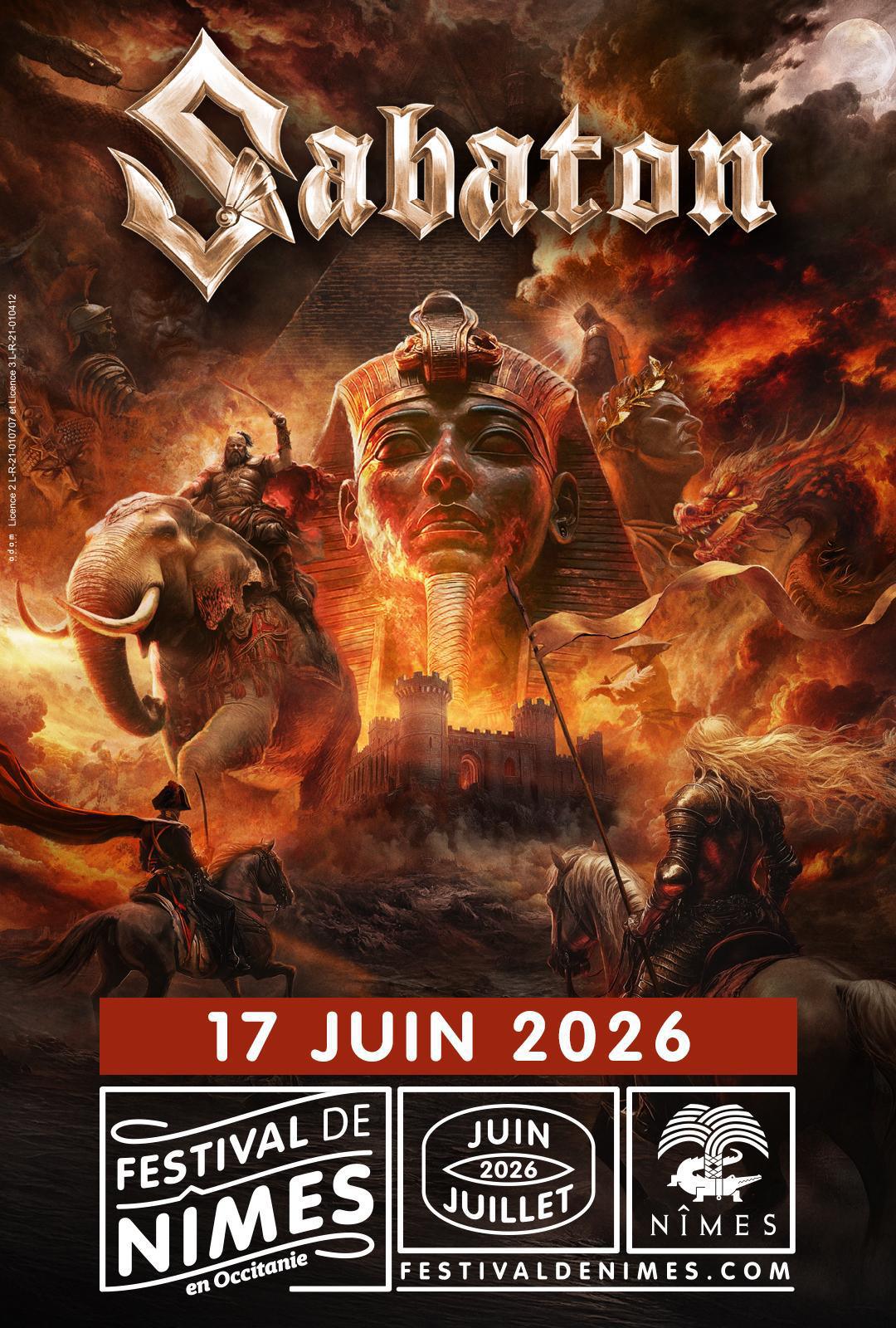 Festival de Nîmes : SABATON