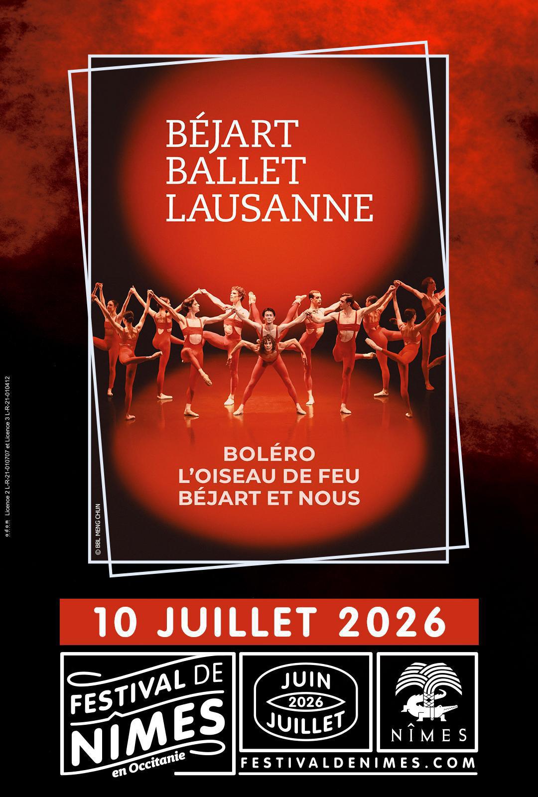 Festival de Nîmes : BEJART BALLET LAUSANNE